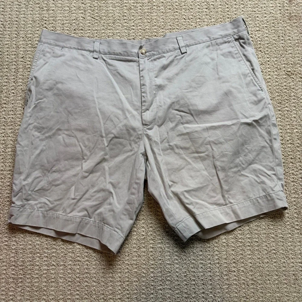 Polo Ralph Lauren Mens Chino Shorts Size‎ 42 Gray 100% Cotton Flat Front Classic